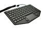 Vehicle Panel Mount Keyboard With Touch Mouse / Red Illumination Waterproof