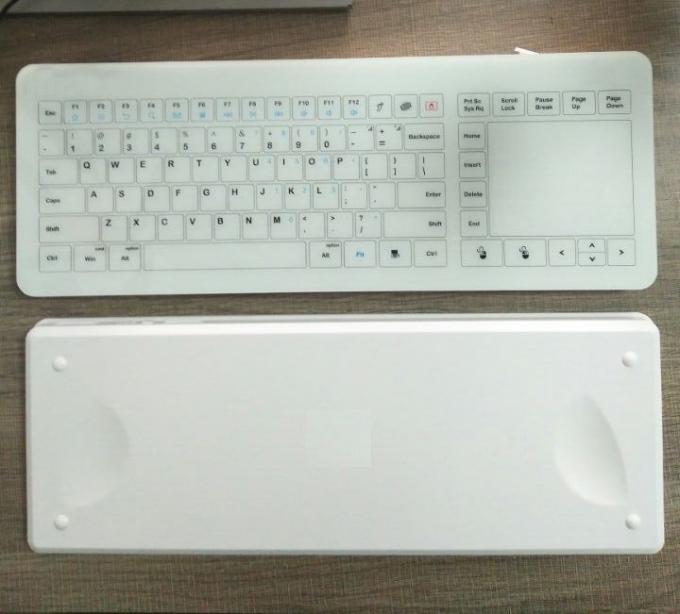 Flat ABS / Glass Touch Keyboard High Tactile Sensation For Hospital Machine