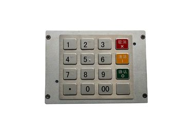 Encrypted PCI 5.0 Bank PinPad Mechanical Number Pad RS232 Interface Waterproof