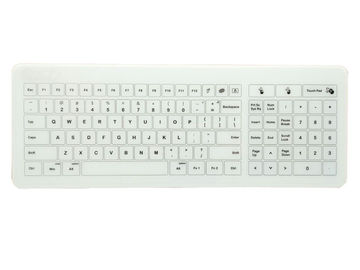 Capacitive Medical Soft Touch Wireless Keyboard , ABS Enclosure IP67 Touch Type Keyboard