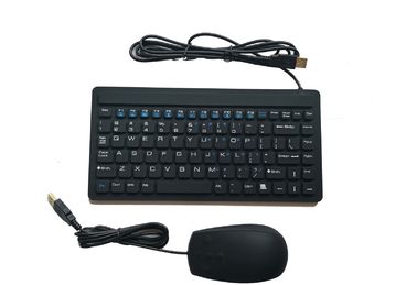 Desk Top 87 Keys Industrial Keyboard Mouse For CNC Linux Machine Rubber Material