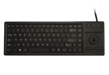 PS2 Desk Top Industrial Long Range Keyboard And Mouse Black Resin Trackball