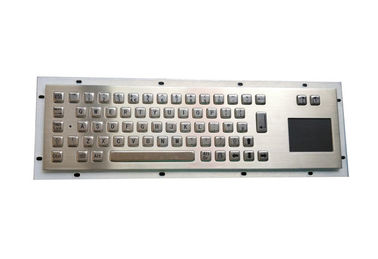 Dust Proof Industrial Metal Keyboard With Touchpad Illumination Option