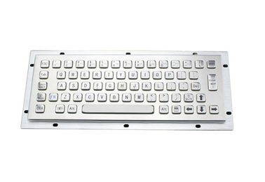 IP65 Outdoor Industrial Metal Keyboard With 65 Keys F1 To F12 USB / PS2 Cable