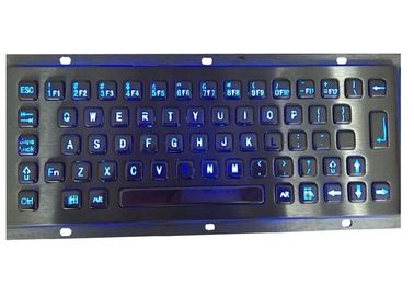 10 Mounting Holes Illuminated Keyboard , Industry Wireless Light Up Keyboard