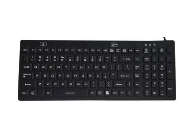 Anti Virus Seal Shield Keyboard , Shorten USB Washable Gaming Keyboard