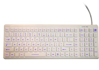 Fully Washable / Waterproof Computer Keyboard With Magnetic Fix On Cart