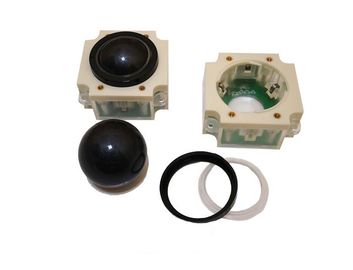 Big 50MM Diameter Wireless Trackball Pointing Device With Pin For Marine