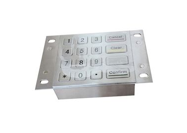 4 X 4 16 Keys Industrial Bank Machine Keypad With Metal Panel Mount Holes