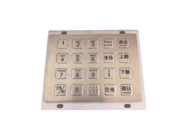 Oil Proof USB Industrial Keypad Top Panel Mounted Non Backlight Version