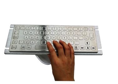 Metal 64 Key Side Panel Mount Keyboard With Flat Personalized Layout Durable