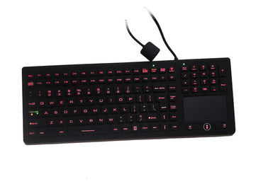 4 Plus Backlit Industrial PCKeyboard Mouse Kit Silicone With Pointing Device
