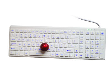 IP68 AMber Illumination Washable Hospital Keyboard Rubber
