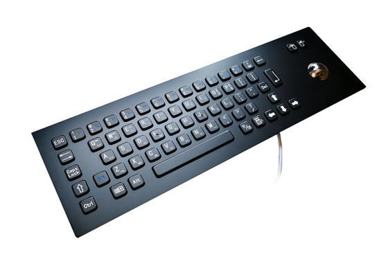 IP65 Industrial Metal Mechanical Keyboard With 38.Mm Trackball