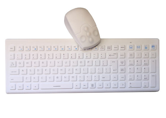Waterproof Clean Key Industrial Wireless Keyboard Without Battery