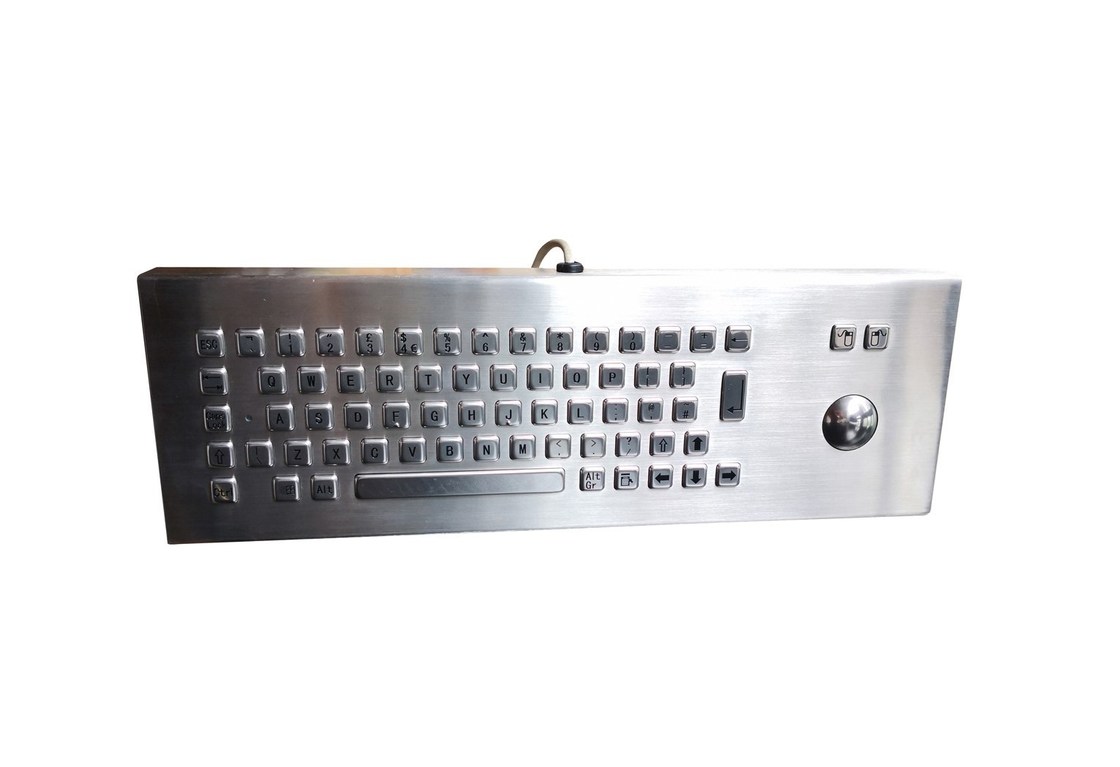 UK QWERTY Desk Top Ndustrial Keyboard Mouse With 38.Mm Tracker Ball CE ...