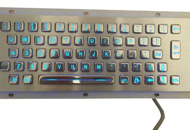 Illuminated USB Medical Grade Keyboard , Industrial Touch Screen Keyboard