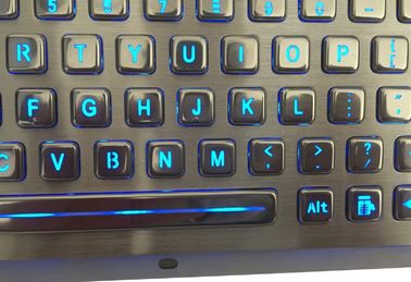 Illuminated USB Medical Grade Keyboard , Industrial Touch Screen Keyboard