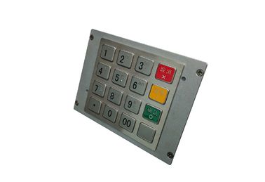 Encrypted PCI 5.0 Bank PinPad Mechanical Number Pad RS232 Interface Waterproof