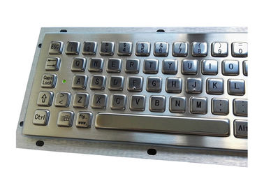 IP65 Metallic Panel Mount Keyboard F1 - F12 / Touch Mouse Easy Operation