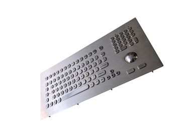 Kiosk Panel Mount Multi Device Keyboard And Mouse , 104 Oval Keys Keyboard Pointing Device