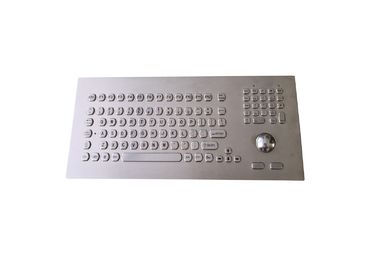 Kiosk Panel Mount Multi Device Keyboard And Mouse , 104 Oval Keys Keyboard Pointing Device