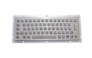 IP65 Outdoor Industrial Metal Keyboard With 65 Keys F1 To F12 USB / PS2 Cable