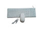 Magnetic Medical / Industrial Keyboard Mouse Combo IP68 Siicone Material