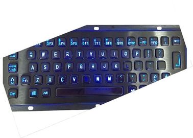 10 Mounting Holes Illuminated Keyboard , Industry Wireless Light Up Keyboard