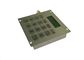 High Performance Metal Keypad With 2 X 16 LCD Display / SPI Bus Brushed Material
