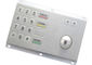 18 Short Profile Key Mechanical Numeric Keypad , Metal Numeric Keypad With Track Ball