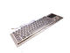 Cherry Switch Thin Mechanical Keyboard , Metal Pc Keyboard For Petrol Oil Pumping