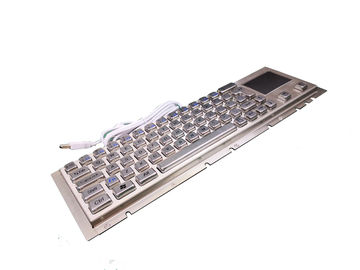 Cherry Switch Thin Mechanical Keyboard , Metal Pc Keyboard For Petrol Oil Pumping