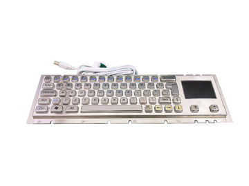 Cherry Switch Thin Mechanical Keyboard , Metal Pc Keyboard For Petrol Oil Pumping