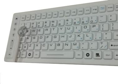 Touchpad 2.4Ghz Industrial Wireless Keyboard Non Foldable Heavy Duty Use