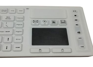 Durable Multimedia Wireless Touch Keyboard , Embedded Industrial Computer Keyboard