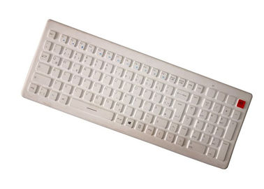 Sanitary Key Industrial Wireless Keyboard USB Dongle With Ridge At Back