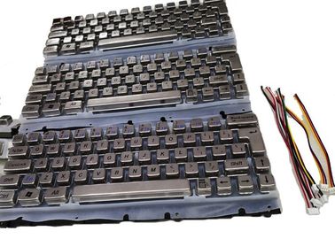 65 Vandal Resistant Keys Metal Mechanical Keyboard 4.0mm Key Stroke CE Listed