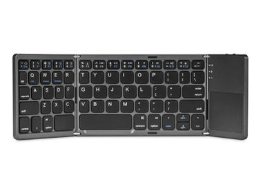 Plastic 63 Keys Foldable Pc Keyboard , Bluetooth 3.0 Thin Bluetooth Keyboard