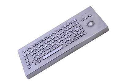 Vandal Resistant Cherry Trackball Keyboard , FN Keys Desktop Computer Keyboard