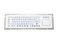 TTL RS485 Keyboard , Panel Mount Industrial Membrane Keyboard With Touch Screen Cursor