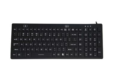 Anti Virus Seal Shield Keyboard , Shorten USB Washable Gaming Keyboard