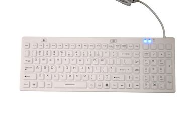 Anti Virus Seal Shield Keyboard , Shorten USB Washable Gaming Keyboard