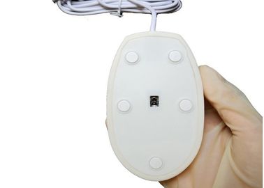 Anti Bacterial Black / White Wireless Mouse , Medical Ergonomic Computer Mouse