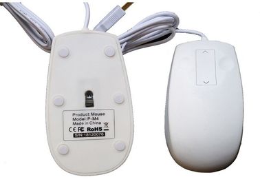 Rugged USB Laser Medical Computer Mouse With Touch Scroll Hospital PC Use