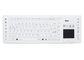 Multi Media NEMA4 Washable Medical Keyboard Wireless With Built In Touchpad
