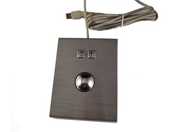 Movable Desk Top USB Trackball Pointing Device Stainless Steel Housing