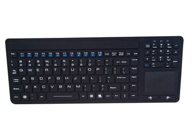 Durable Industrial Rubber Marine Keyboard With Touchpad Salt Spray Proof