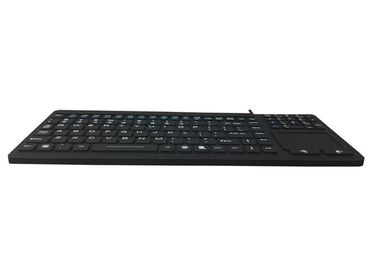 Nordic Russian Industrial Backlit Mechanical Keyboard , Touch Mouse Rubber Dome Keyboard