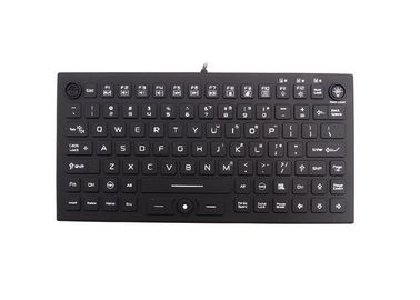 Waterproof Backlit Usb Keyboard With Mouse , Silicone Rubber Illuminated Keyboard